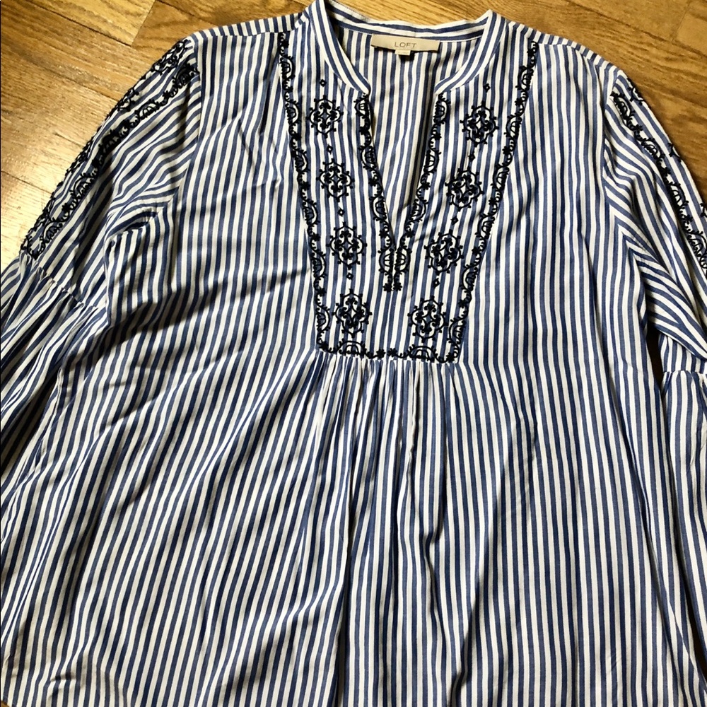 Loft striped tunic